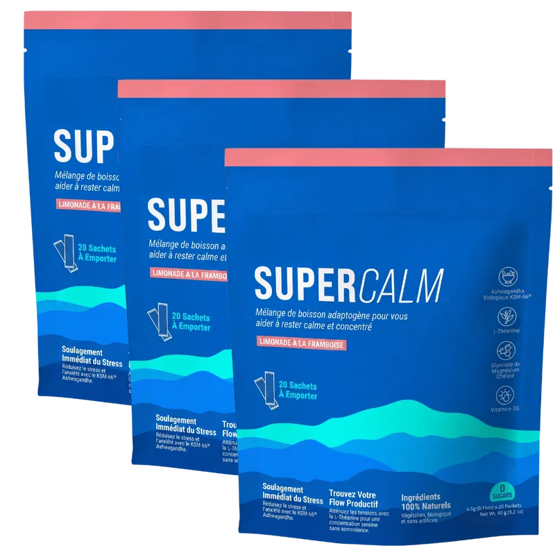 Pack de 3 pochettes Supercalm