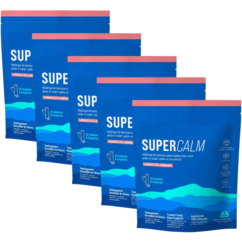 Pack de 5 pochettes Supercalm